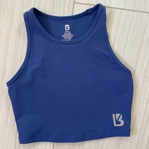 Buffbunny royal blue crop tank size small